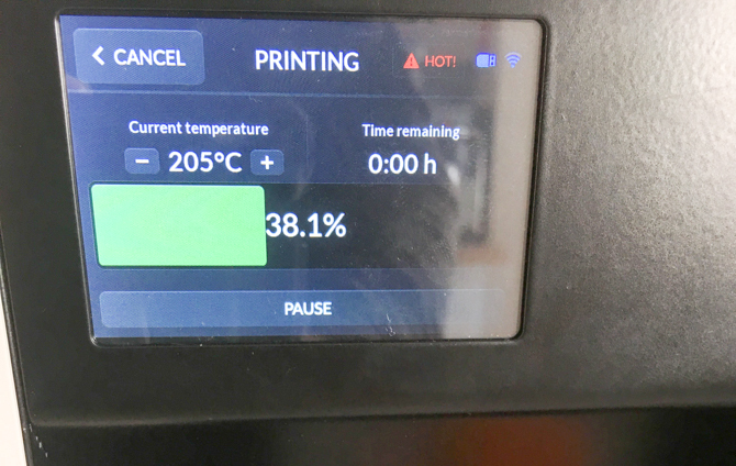 Skriware 3D Printer Review touchscreen LCD skriware