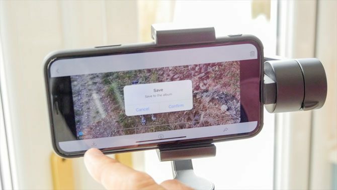 Gimbal Yi per smartphone: riprese fluide come la seta, ma potrebbe essere migliore yi gimbal app salva i singoli video 670x377