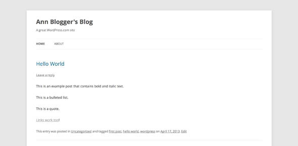 Blogger vs. WordPress.com: un confronto completo post wordpress1