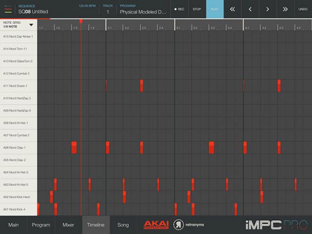 IMPC Pro di Akai è la migliore app per la produzione di beat di iPad? sequenza temporale