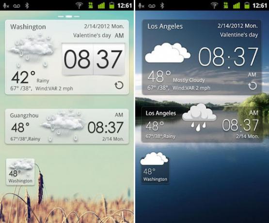 app meteo per Android