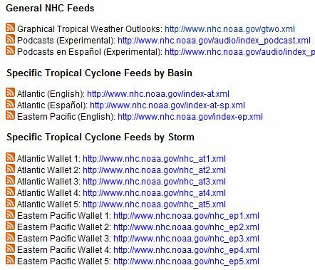 meteo rss