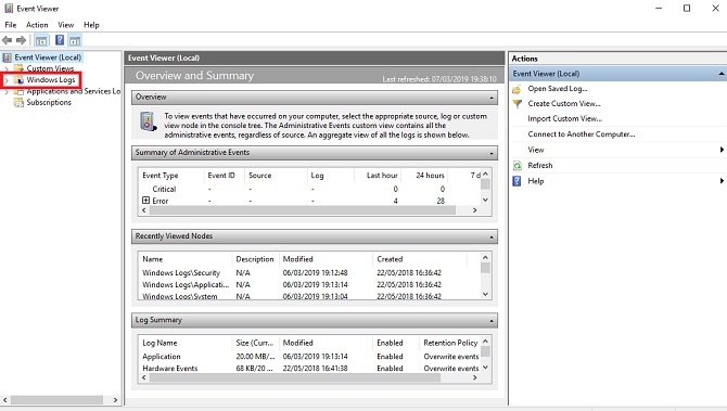 Registri di Windows per i controlli di accesso