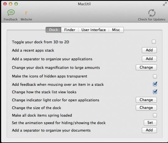 personalizza mac os x