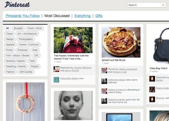 Crea bacheche virtuali delle tue immagini preferite con Pinterest [100 inviti] Pinterest7