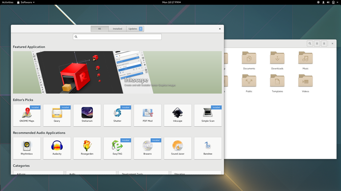 Cos'è GNOME - Software