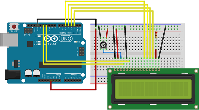 display arduino lcd