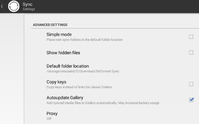 Muo-android-BitTorrent Sync-itunes-avanzato