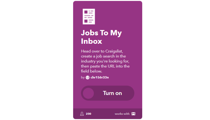 La guida IFTTT definitiva: usa lo strumento più potente del Web come un professionista 23IFTTT CraigslistJobsToInbox