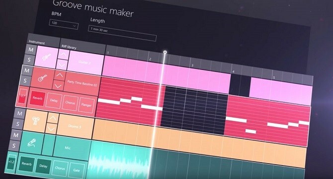 Aggiornamento di Windows 10 Creators - Groove Music Maker