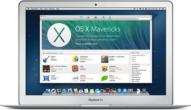 OS X Mavericks è gratuito: ecco come ottenerlo e perché lo desideri osx mavericks air