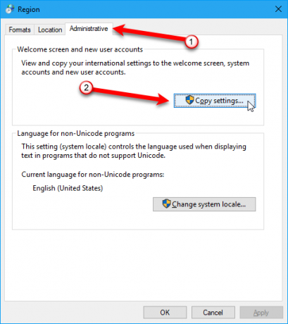 come cambiare la lingua di sistema in Windows 10