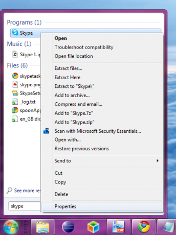 sblocca skype windows 7