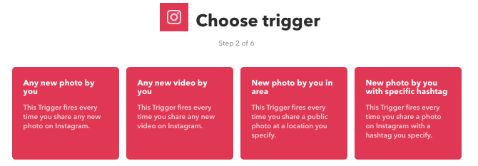 Trigger IFTTT