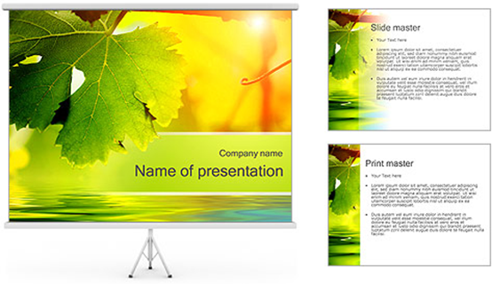 template-autunno-foglie libero-powerpoint-