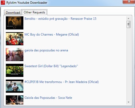 Rylstim YouTube Downloader: un'app desktop per scaricare video di YouTube in diversi formati di file Downloader