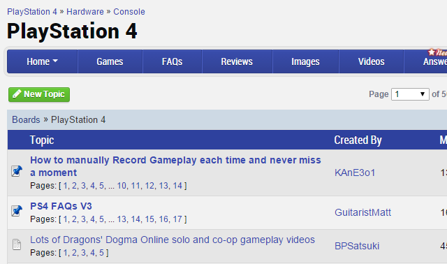 03-GameFAQs-Boards