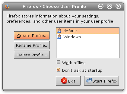 Condividi i tuoi dati di Firefox attraverso il profilo di sistemi operativi e computer