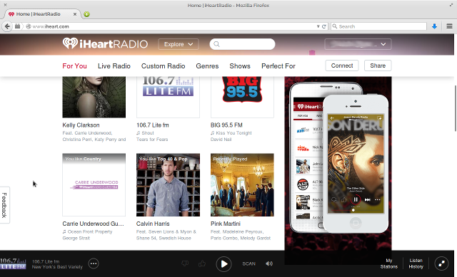browser internet-radio-iheartradio