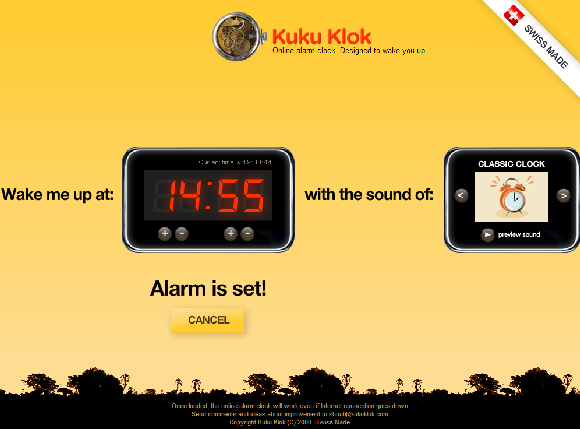 kukuklok - timer di allarme online