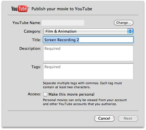 strumento screencasting per mac