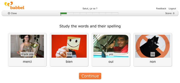 Babbel: uno strumento interattivo per linguisti in erba lezione di base1