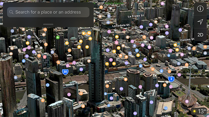 Flyover 3D di Apple Maps