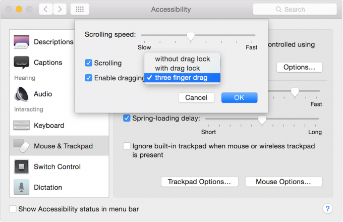 MacBook Trackpad improvvisamente non funziona? Prova questa soluzione rapida MacBook Drag a tre dita