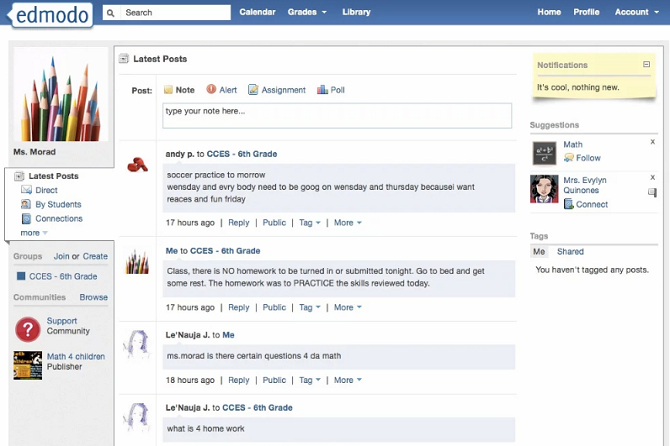 edmodo alternativa a Facebook