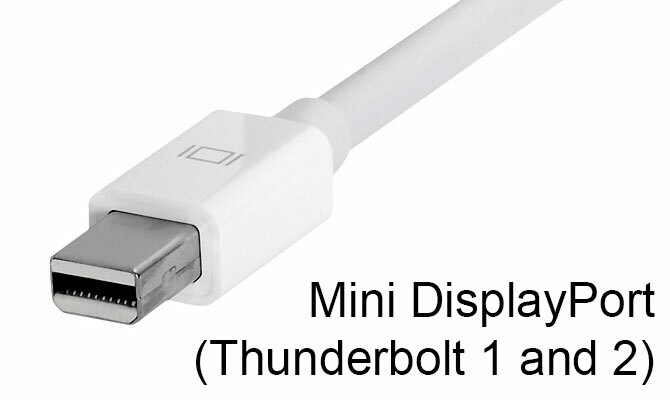 Mini DisplayPort e connettore Thunderbolt 1/2