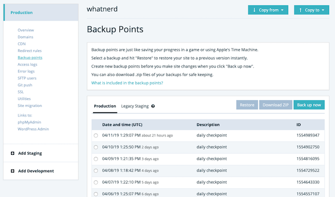 4 motivi per passare all'hosting WordPress gestito per i backup giornalieri del tuo sito