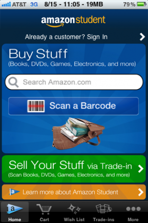 Amazon lancia la nuova app per iPhone orientata verso gli studenti Studenti [Notizie iOS]