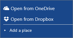 Office Online aperto da Dropbox