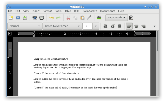 Software Linux leggero - Elaboratore di testi AbiWord