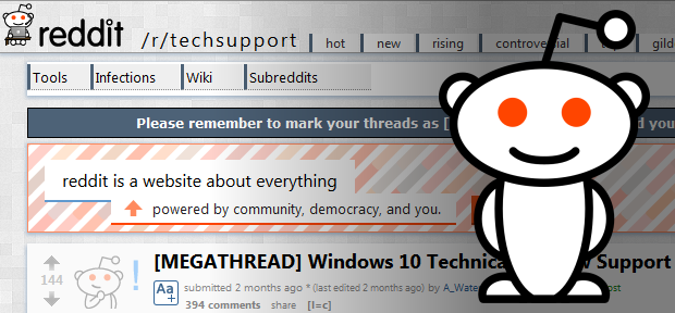 supporto tecnico reddit