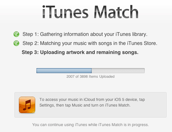 come accendere itunes match