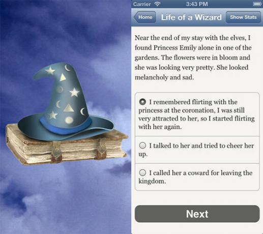 Ami la narrativa interattiva? Riempi il tuo iPad o iPhone con Text Adventures lifeofawizard