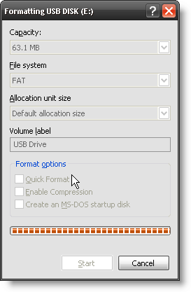 dati persi su jump drive