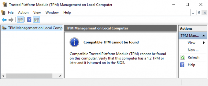 tpm compatibile con bitlocker non trovato