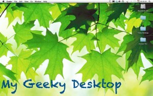 GeekTool - Visualizza le informazioni di sistema su Mac nella schermata del desktop Style 00