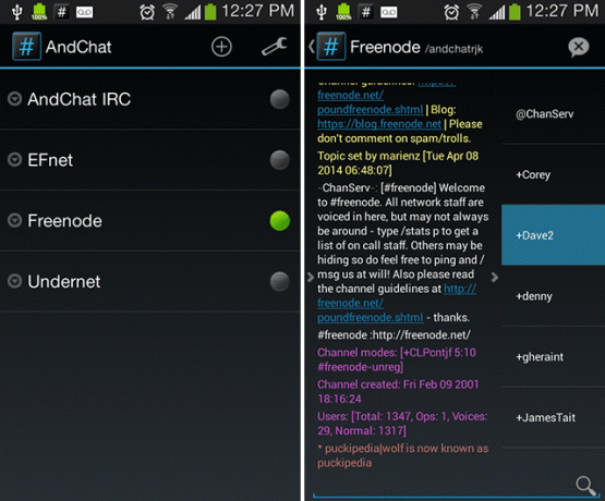 Android-IRC-client-AndChat