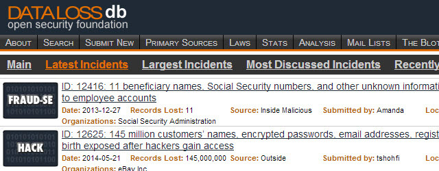 latest-violazione-incidenti di perdita di dati-db-