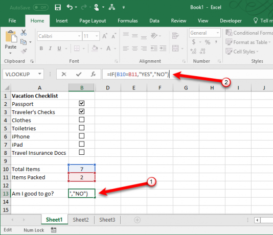 come creare una checklist in Excel come i professionisti