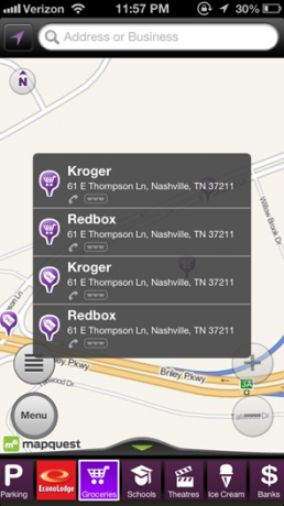 mapquest per iphone