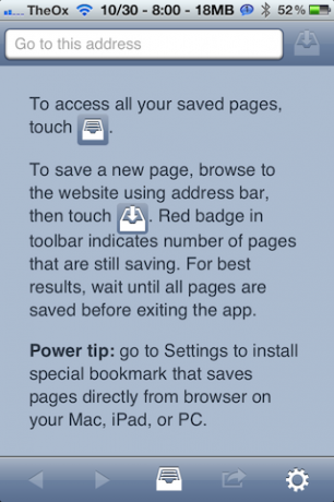 Offline Pages Pro consente di visualizzare siti Web senza Internet [iOS, gratuito per un periodo limitato] 2012 10 30 20