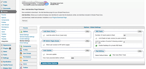 plugin per forum wordpress