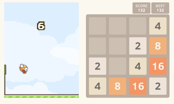 2048 side-by-side