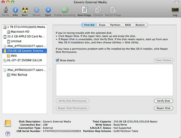 installa osx sul disco rigido esterno