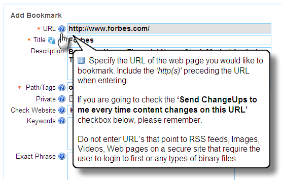 Monitora qualsiasi pagina Web per eventuali modifiche con Diphur Diphur03