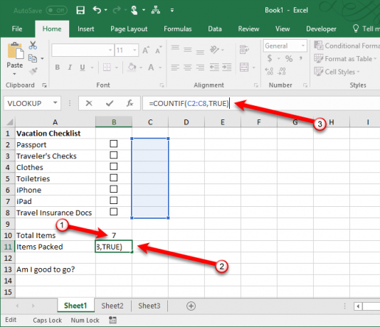 come creare una checklist in Excel come i professionisti